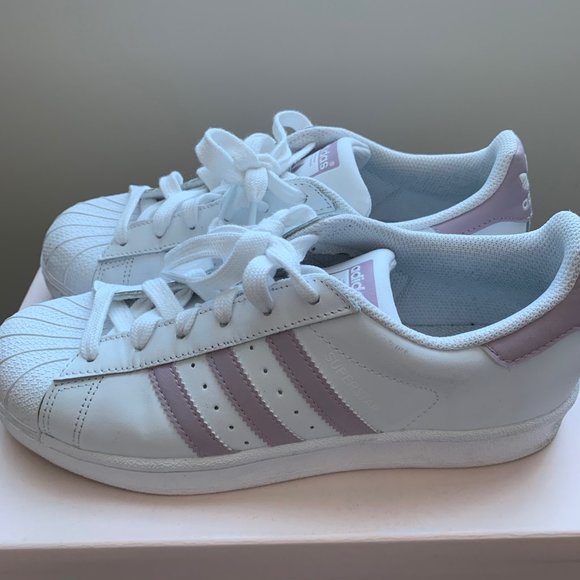 adidas superstar lilac
